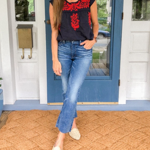 J Crew 9” Demi Boot Crop Jean - Picture 1 of 6